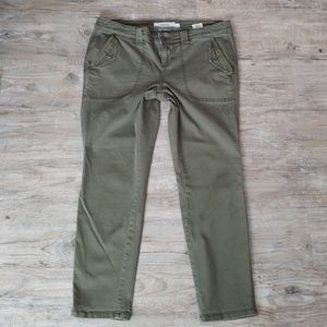 Torrid Chino Khaki Crop Pants